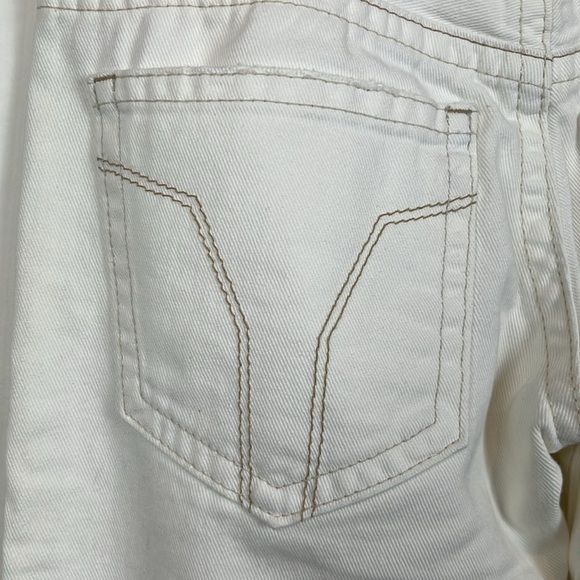 NWT Miss Sixty White Jeans Straight 27 Vintage Y2K 00’s Mid Rise - Picture 5 of 11